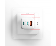 Axagon ACU-DPQ65W, GaN 65W, 3x port, PD3.0/QC4+/PPS/Apple - 1353462 - zdjęcie 3